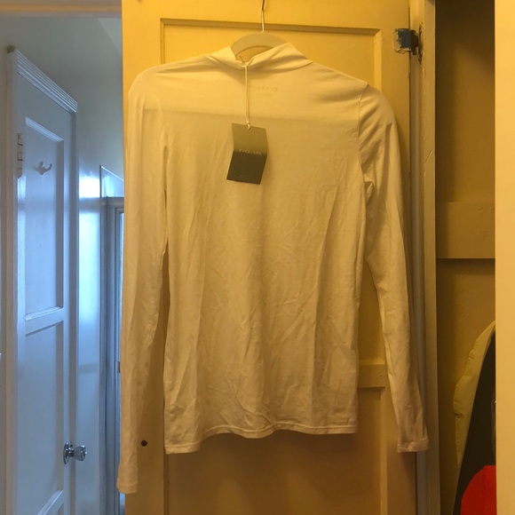 NWT Everlane pima stretch turtleneck size small - Picture 4 of 6